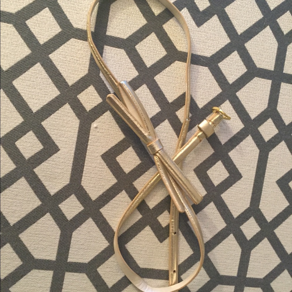 Gold Bow Belt